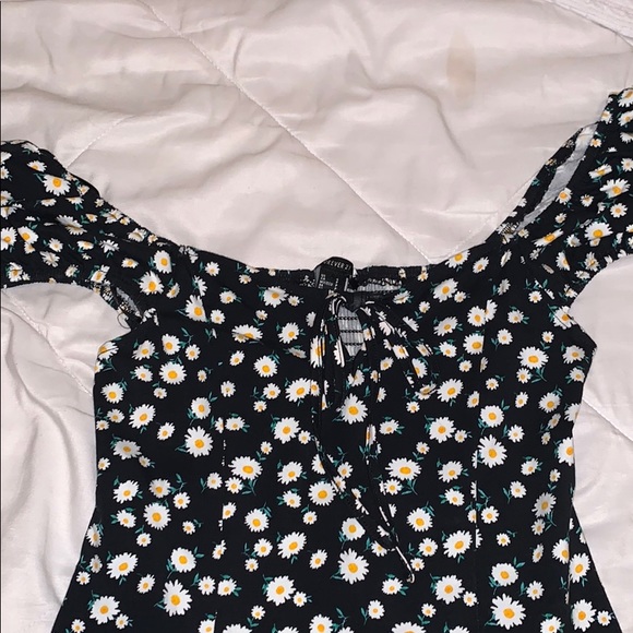 Daisy dress puffy shoulders sz s - Picture 2 of 2